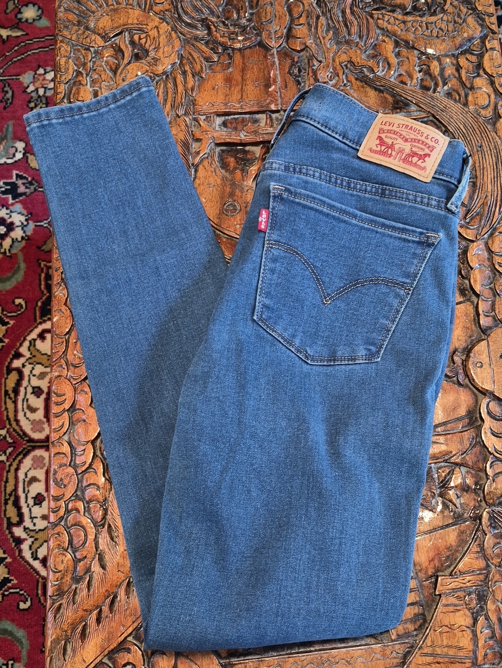 LEVIS 710 Super Skinny Denim 26 Indigo